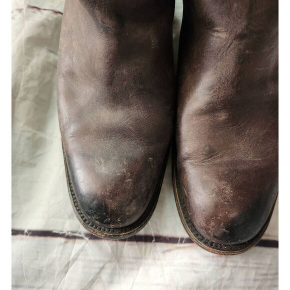 Freebird By Steven Tall Stabl Leather Boots Size 8 - Picture 6 of 7